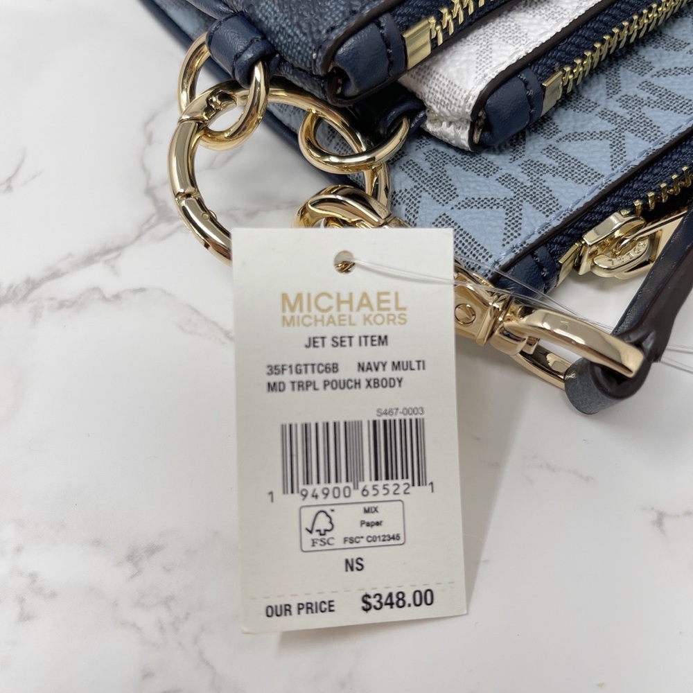 Michael Kors JSI MD Triple Pouch Crossbody - Picture 15 of 16